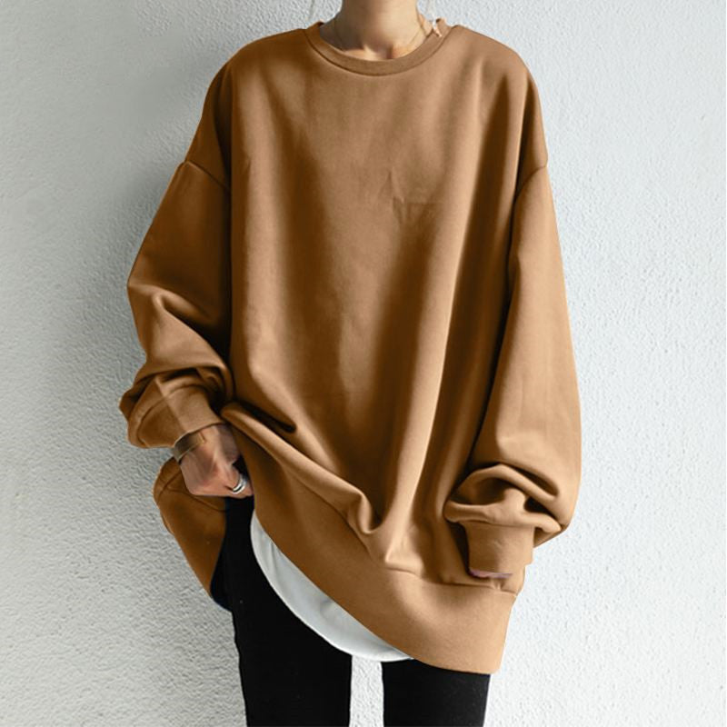 Women Oversized Crewneck Sweatshirt Gomaki
