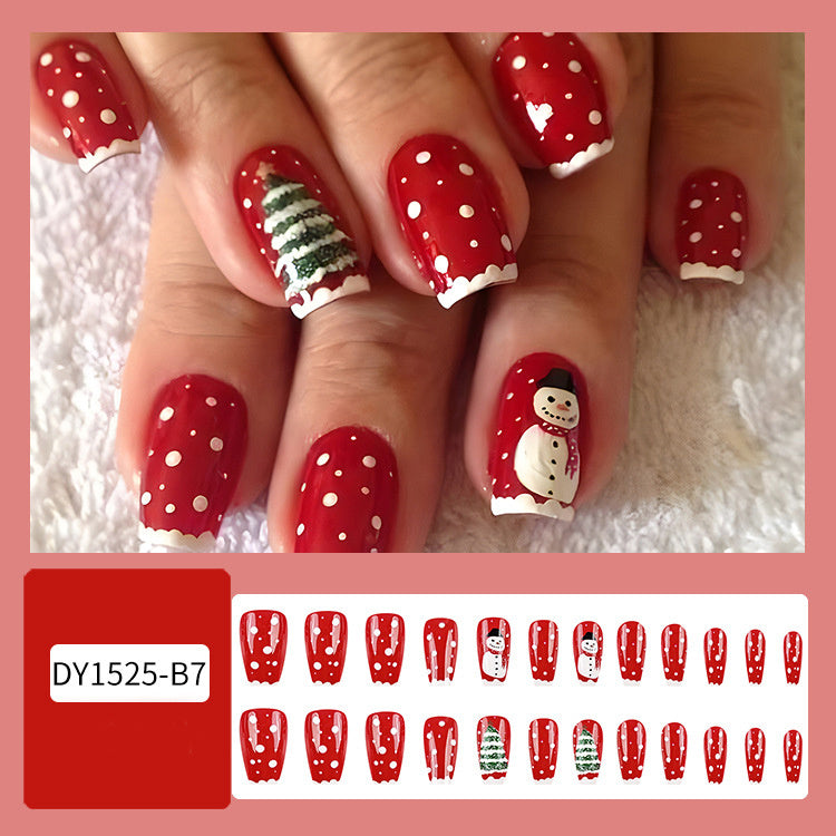 Christmas Press On Nails Set Gomaki