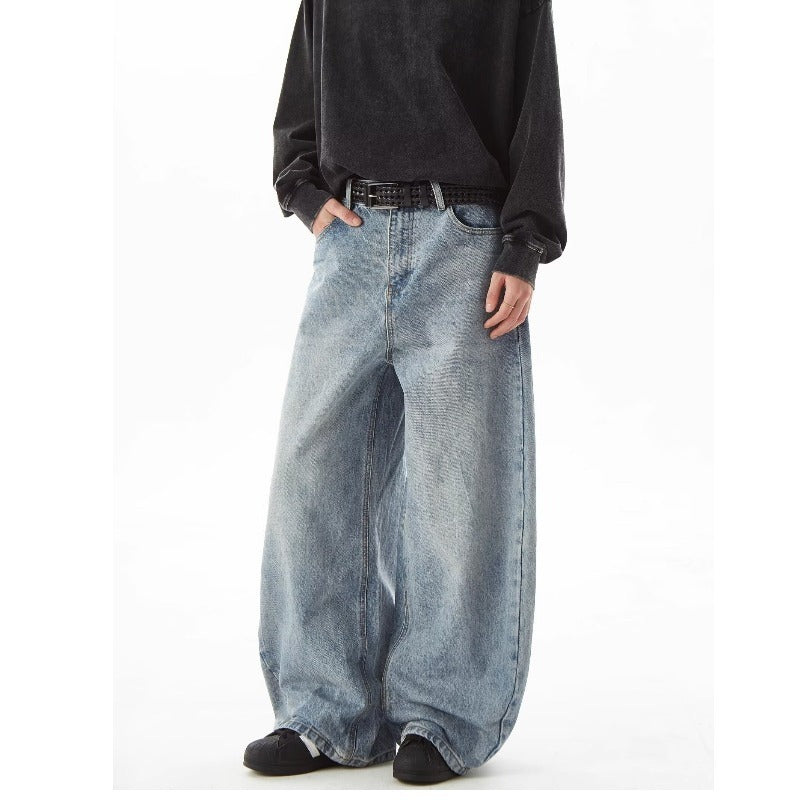 Women Oversized Wide Leg Jeans Gomaki