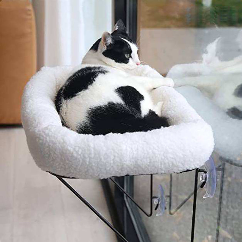 Stainless Steel Window Mounted Cat Bed Gomaki