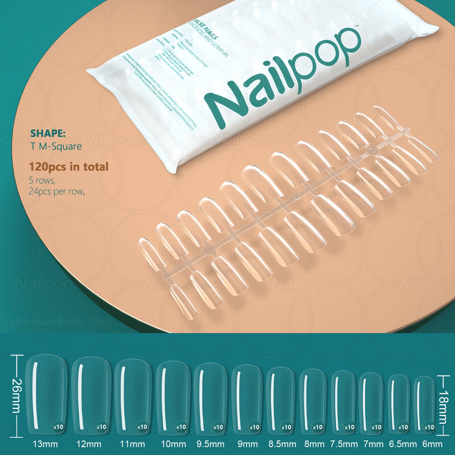 Nailpop Professional Nail Tips Gomaki