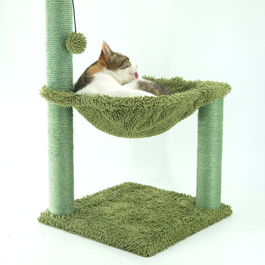 Sisal Cactus Cat Tree Scratching Posts Gomaki