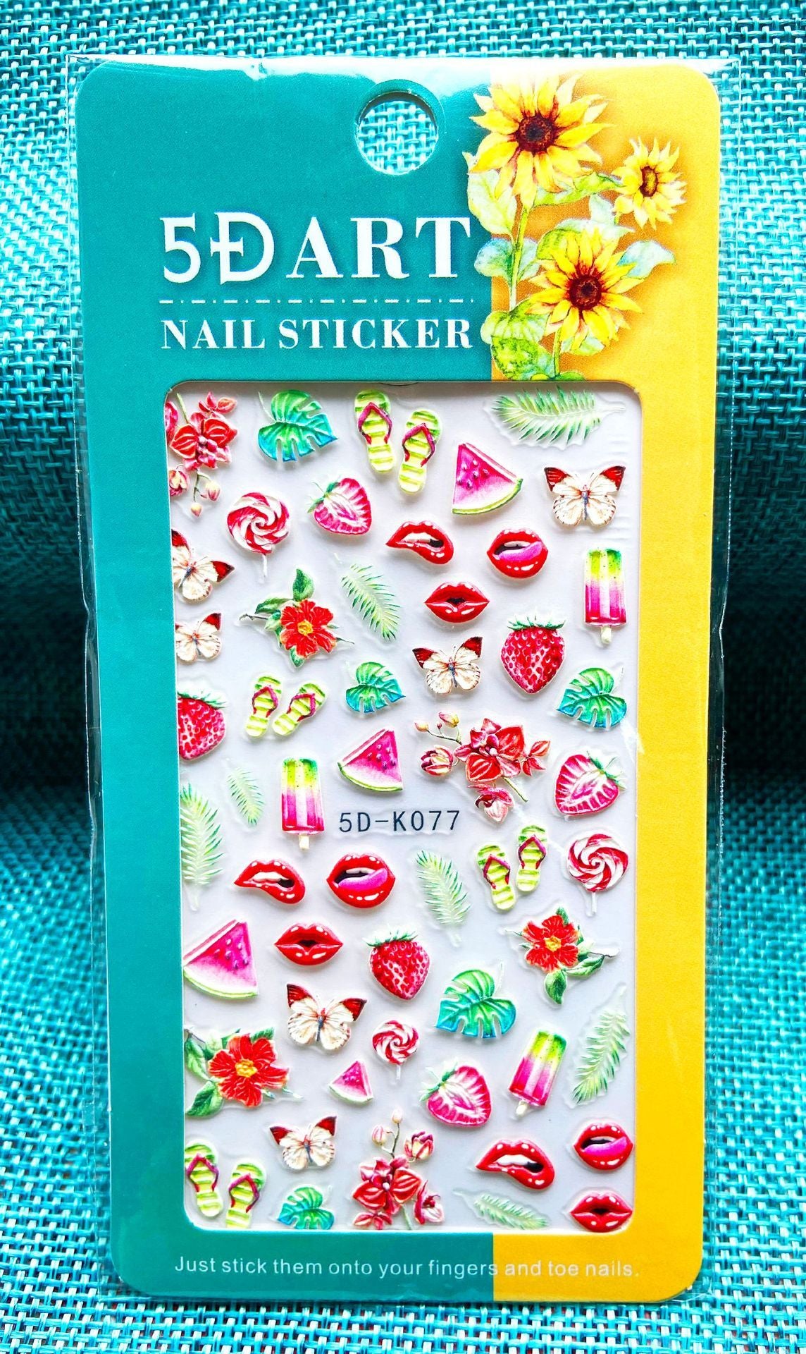 Art French Tip Nail Stickers Gomaki