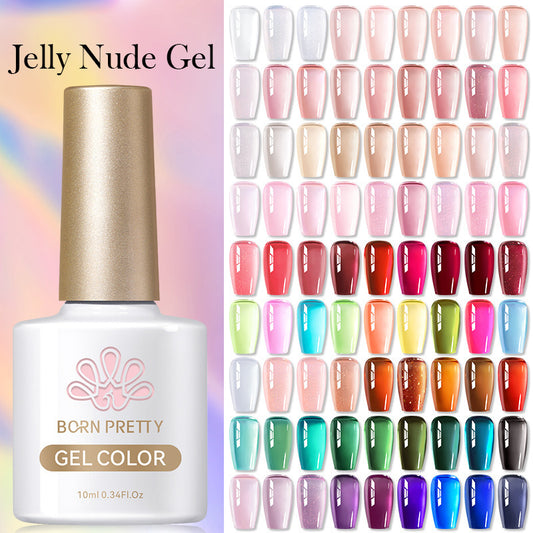 Born Pretty Jelly Nude Gel Nail Polish Gomaki