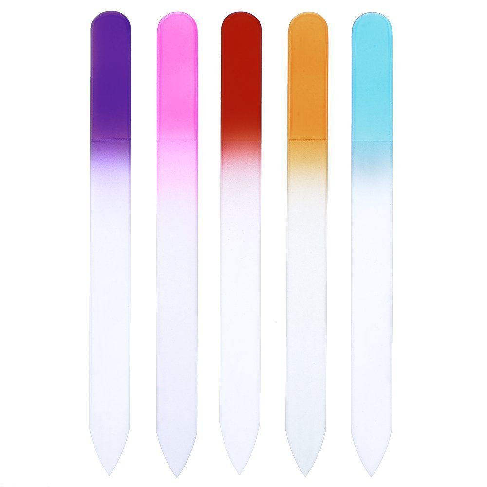 Premium Portable Glass Nail File With Protective Case Gomaki