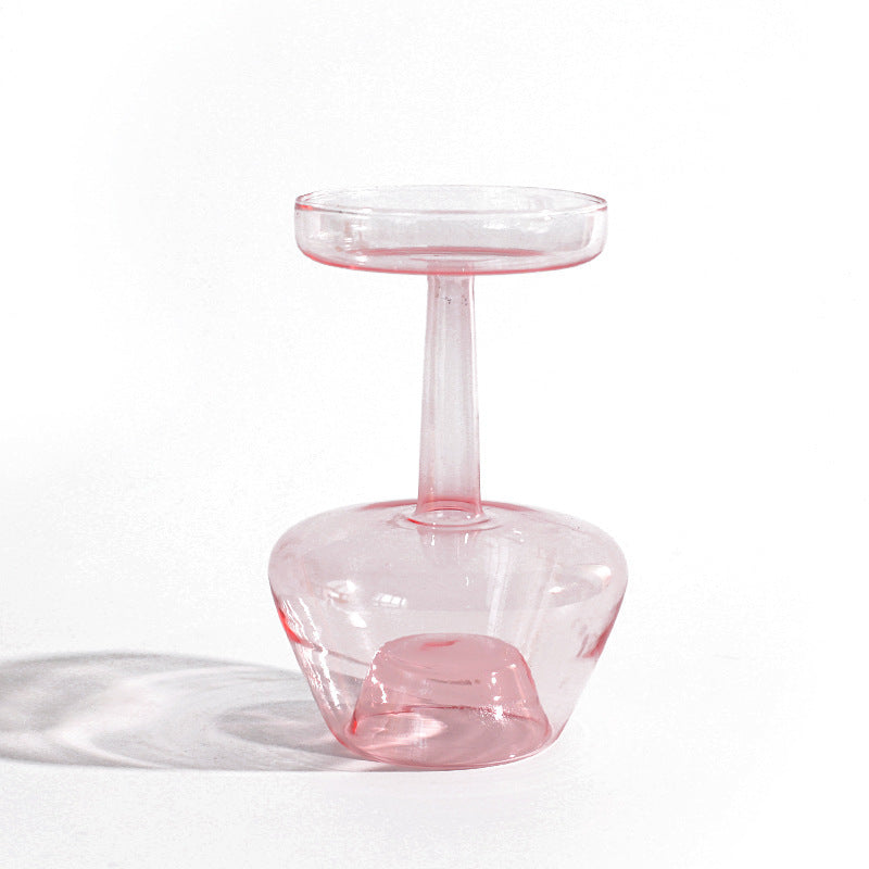 Modern Glass Vase Bubble Vase Art Colored Transparent Gomaki