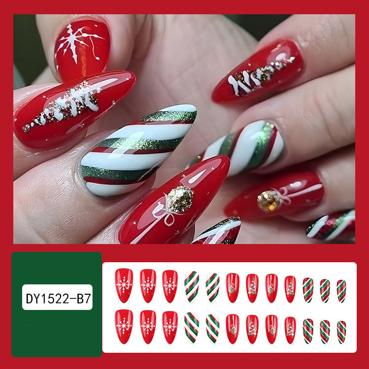 Christmas Press On Nails Set Gomaki