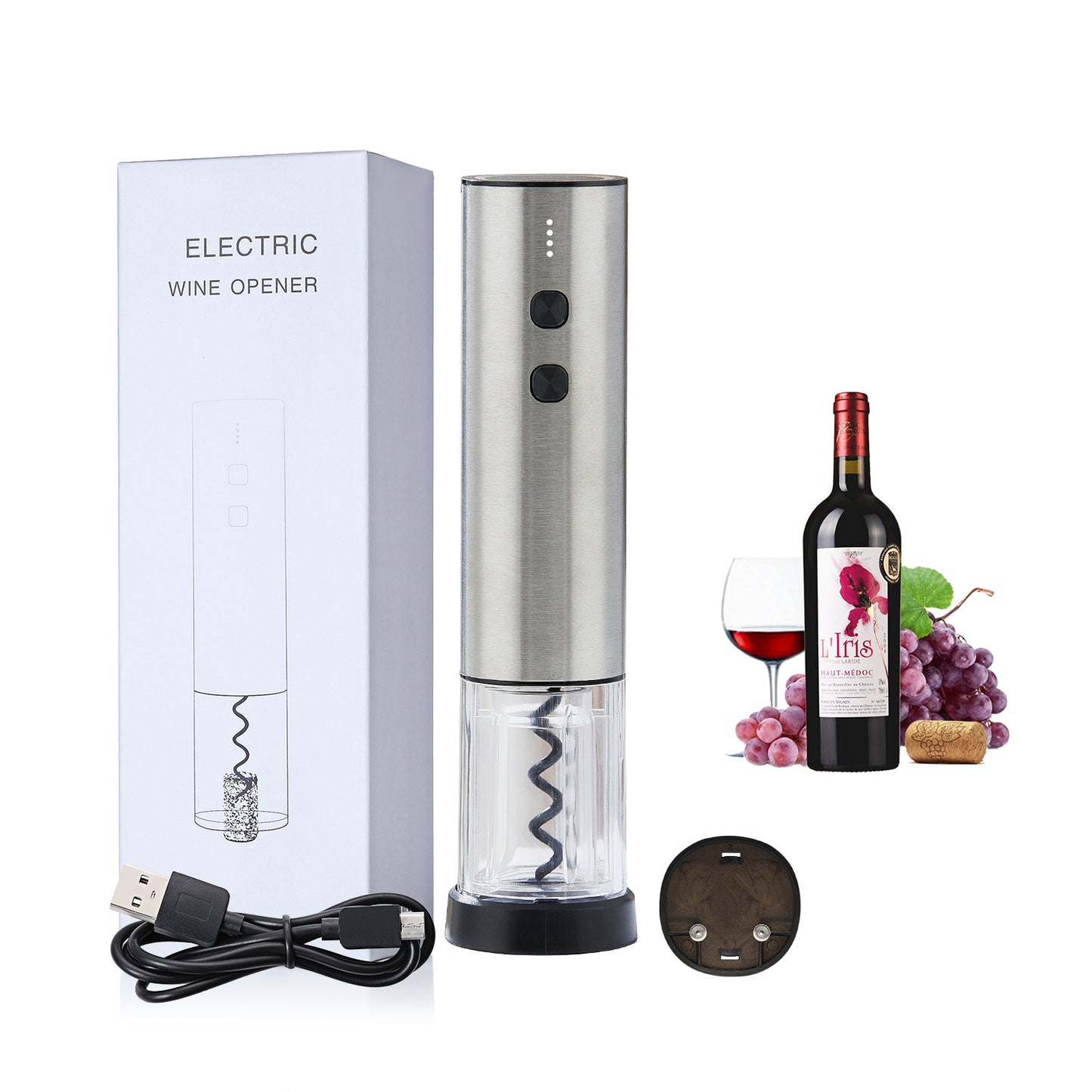 Electric Wine Bottle Opener Gomaki