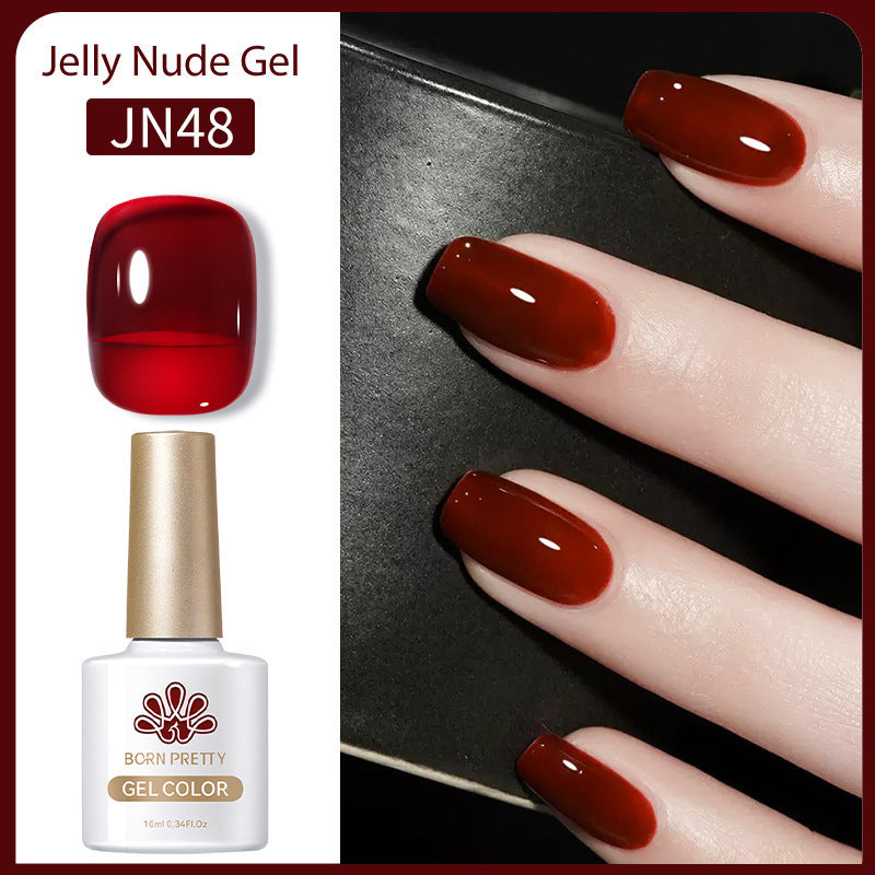 Born Pretty Jelly Nude Gel Nail Polish Gomaki
