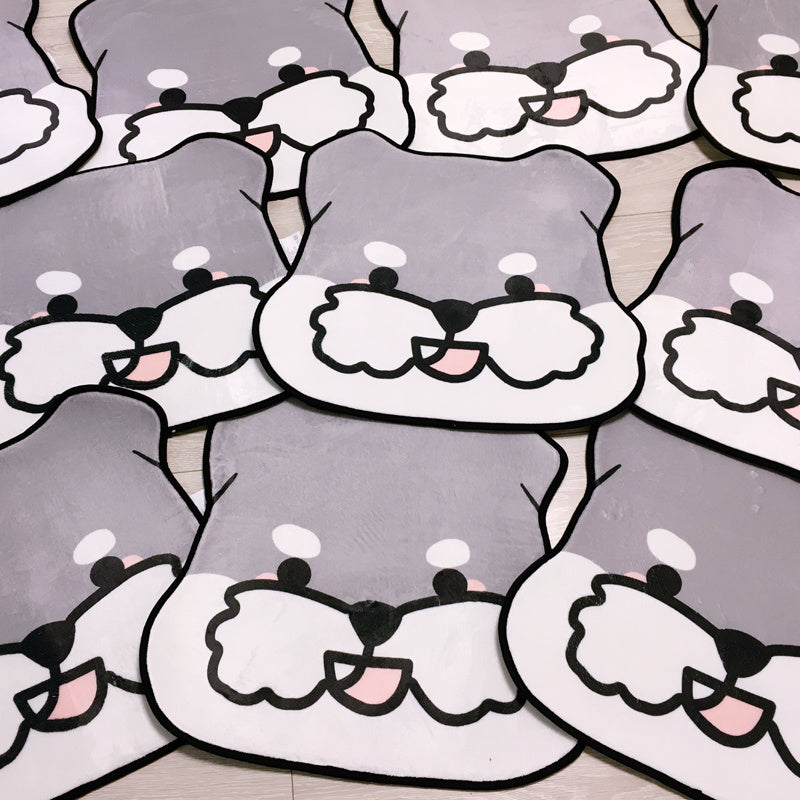 Cute Dog Face Floor Mat Gomaki Shop