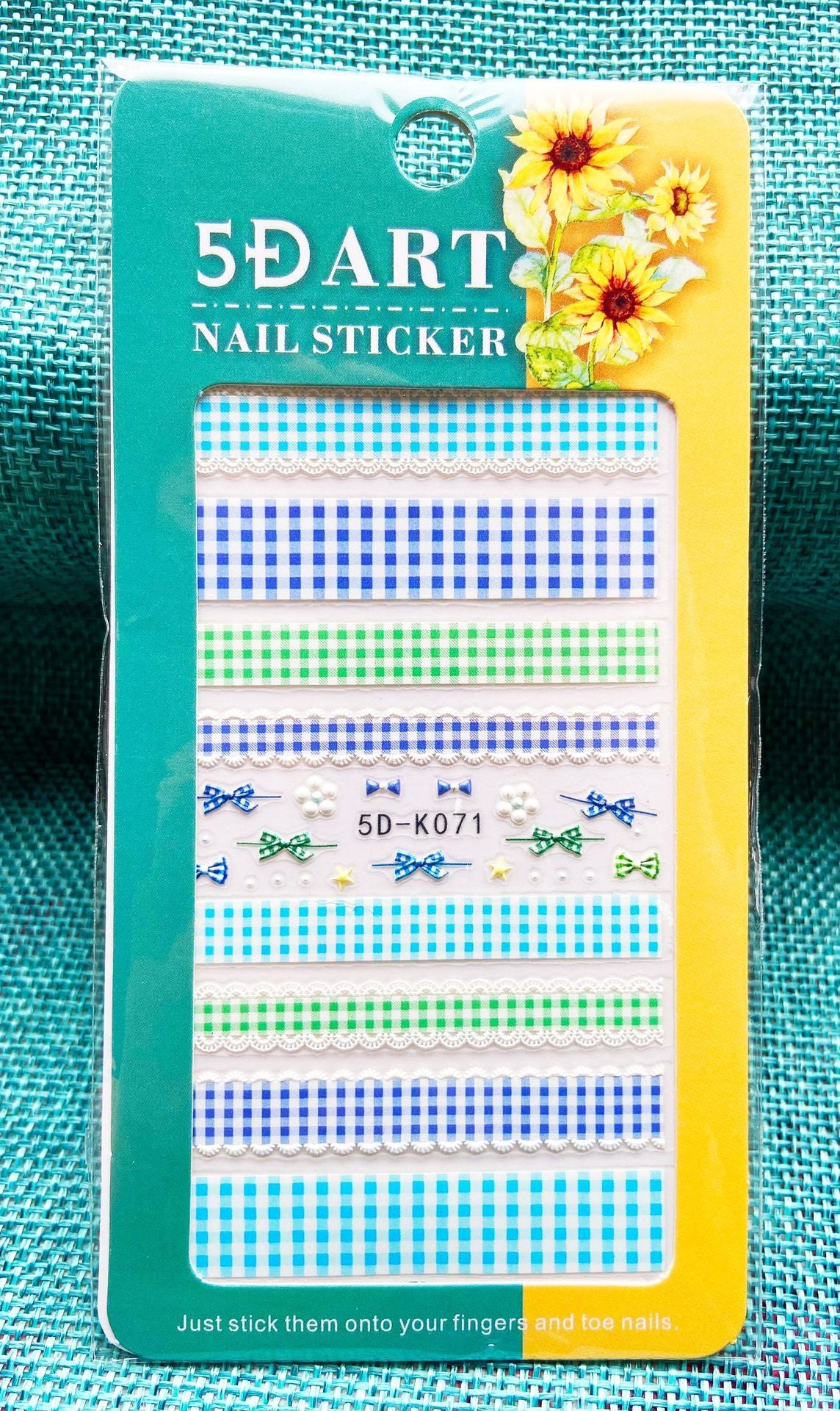 Art French Tip Nail Stickers Gomaki