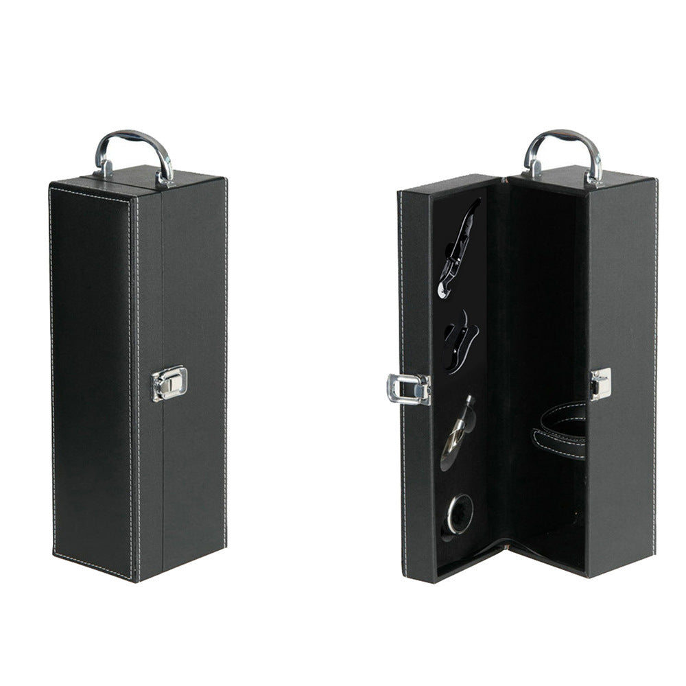 Elegant PU Leather Wine Gift Box Gomaki