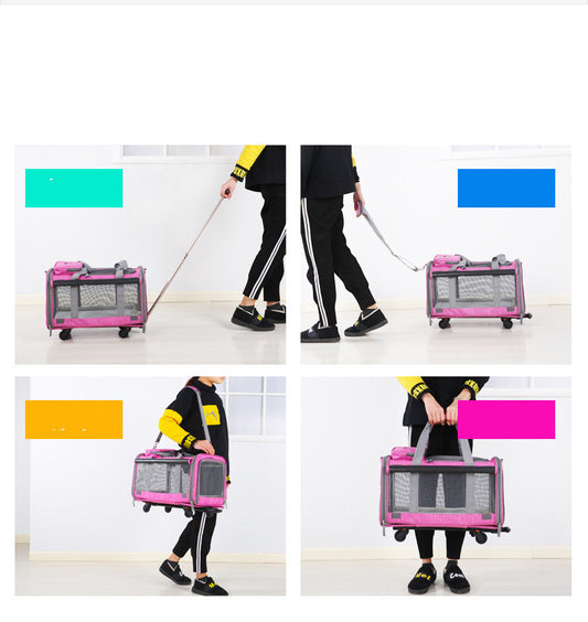 Rolling Expandable Pet Carrier Gomaki Shop