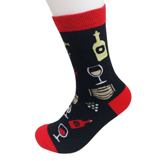Funny Wine Lover Socks Gomaki