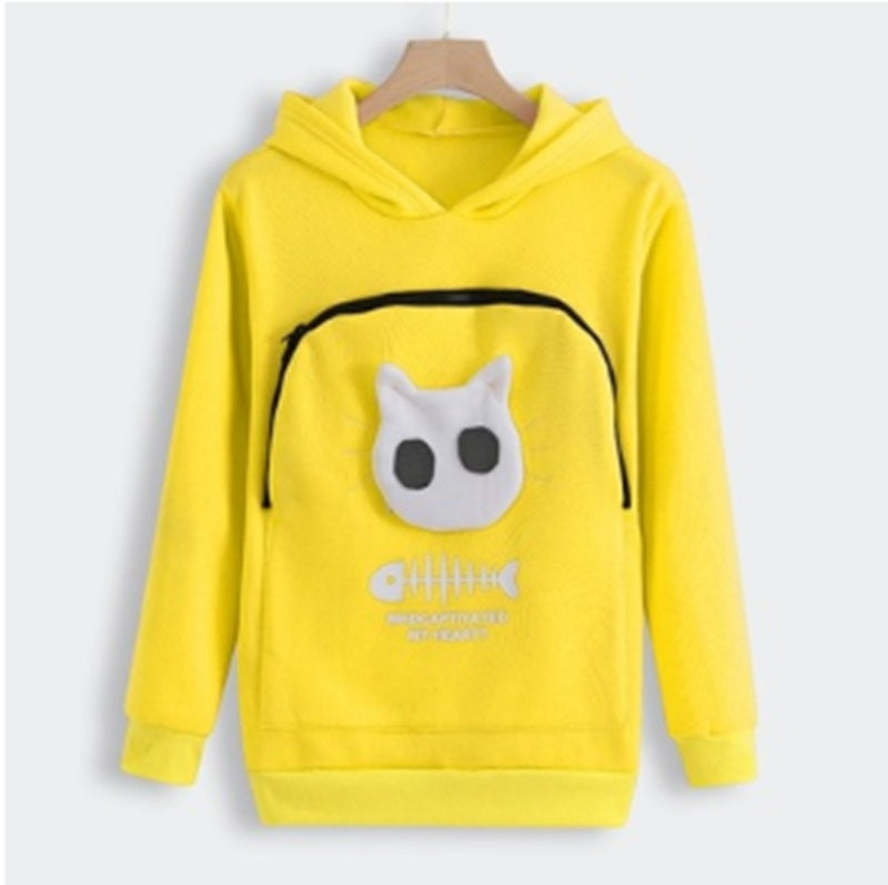 Cat Lover Hoodie with Pouch Gomaki Shop