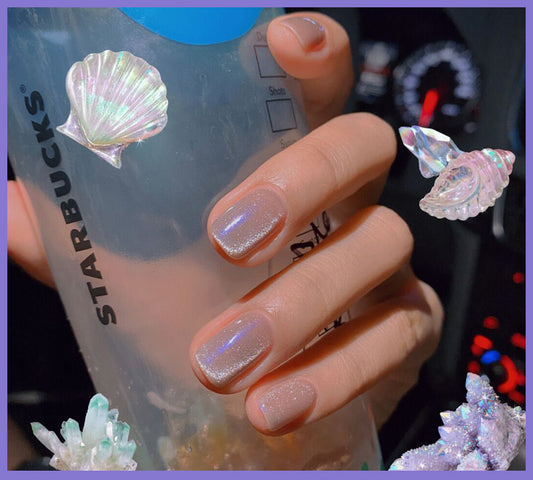 Iridescent Mermaid Gel Nail Polish Gomaki