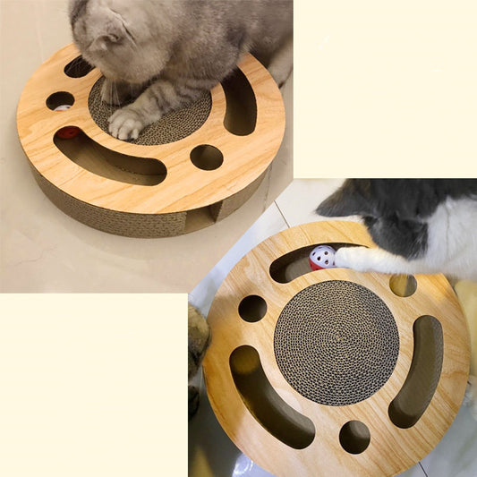 Cat Scratcher Ball Drawing Bell Large Claw Sharpener Gomaki