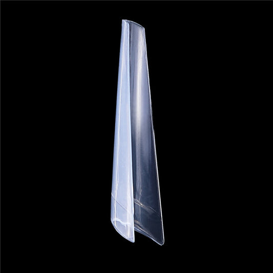 Extra Long Clear Coffin Nail Tips Gomaki