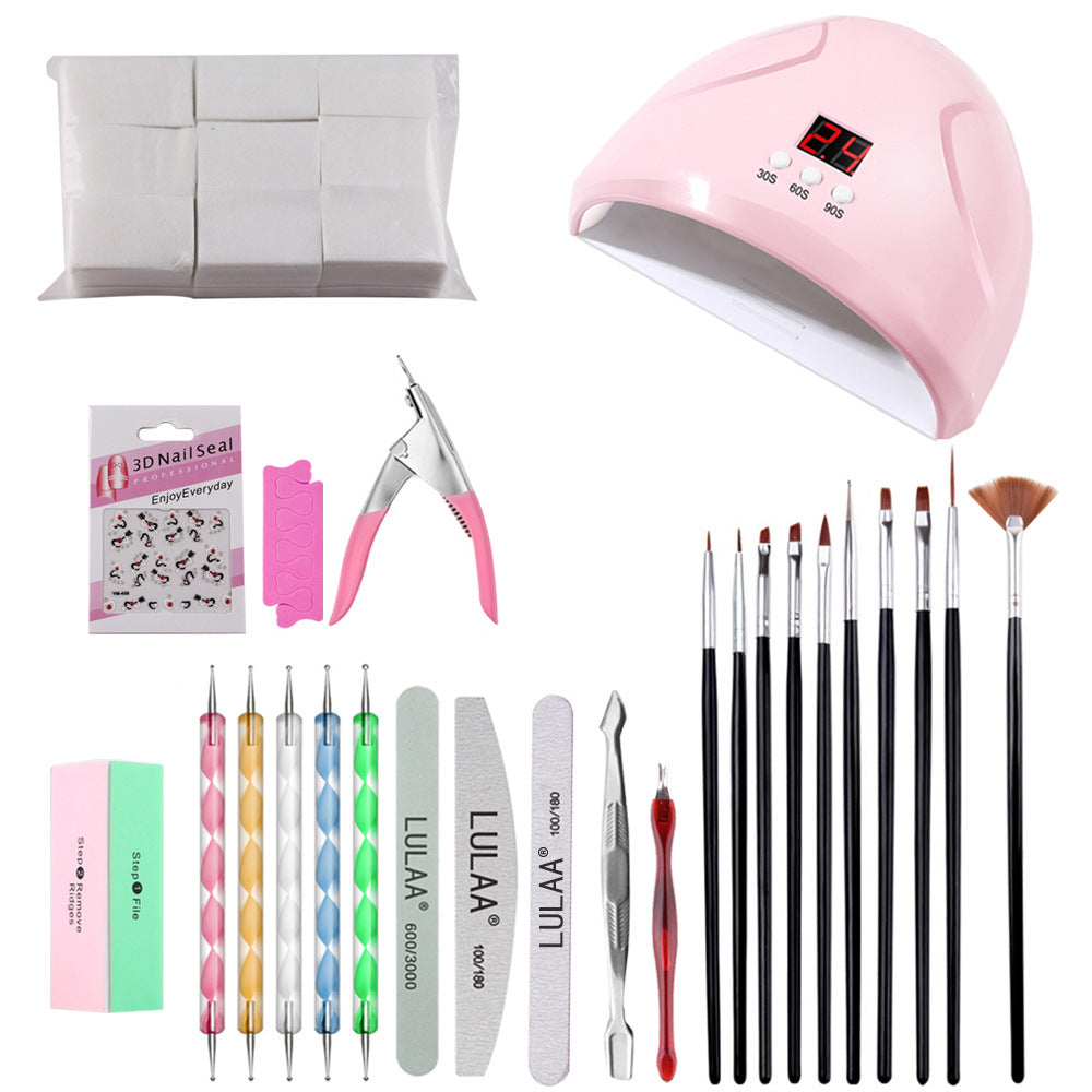 Full Manicure Pedicure Set For Gel Polish Nail Extensions Decoration Gomaki