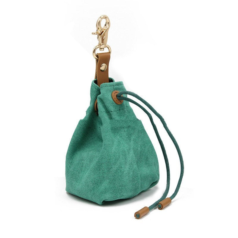 Outdoor Dog walking Hanging Waist Felt Grain Bag Gomaki Shop