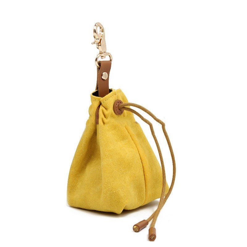 Outdoor Dog walking Hanging Waist Felt Grain Bag Gomaki Shop