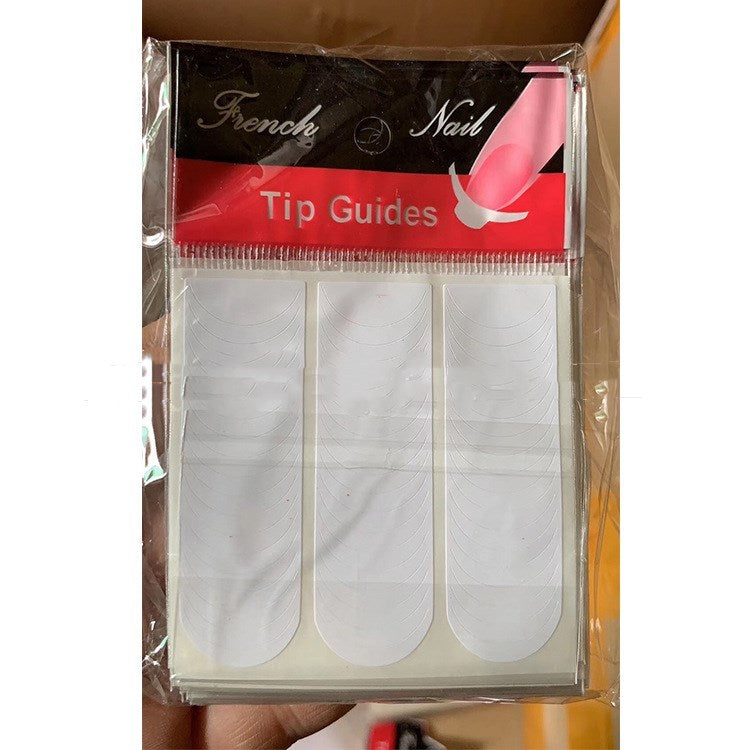 French Nail Tip Guide Stickers Gomaki