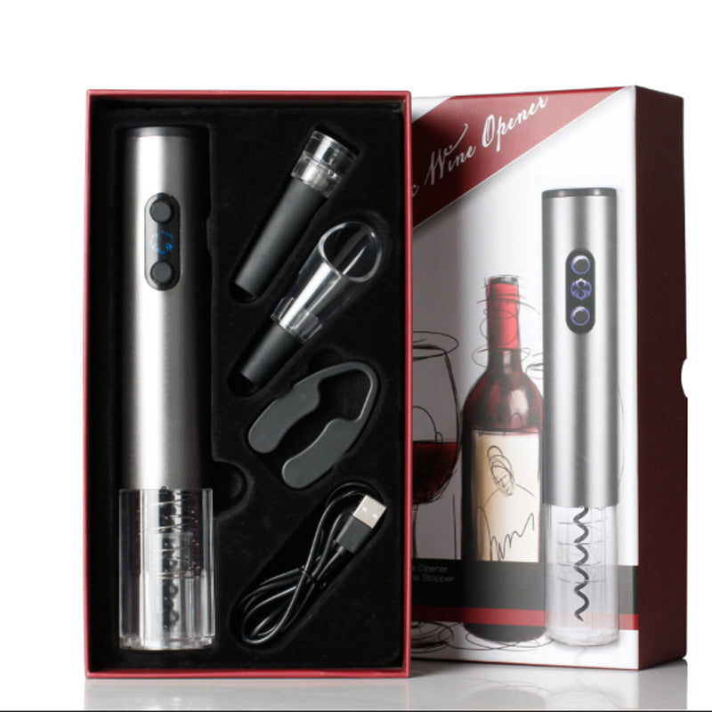 Electric Wine Opener Gift Set Gomaki