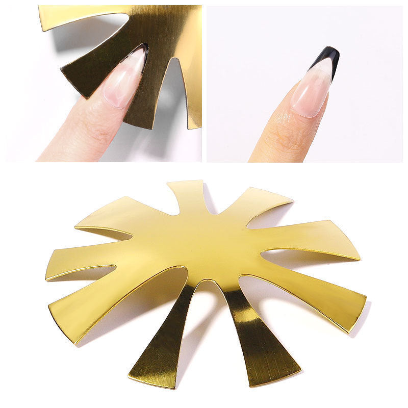 Professional Stainless Steel Nail Edge Cutter Guide Gomaki