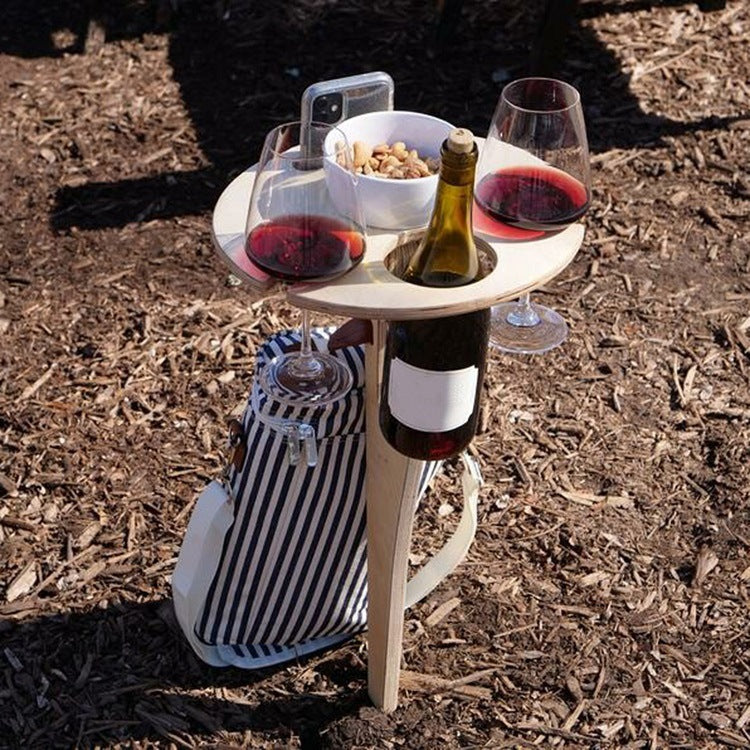 Outdoor Detachable And Foldable Wine Rack Gomaki
