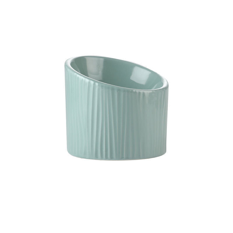 Oblique Ceramic Cat And Dog Bowl Gomaki Shop