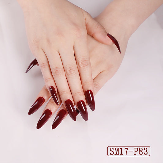 Long Stiletto Press On Nails Gomaki