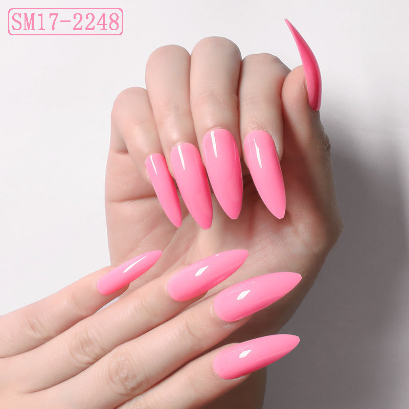 Long Stiletto Press On Nails Gomaki