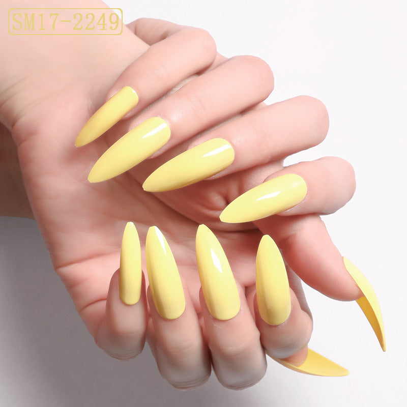 Long Stiletto Press On Nails Gomaki