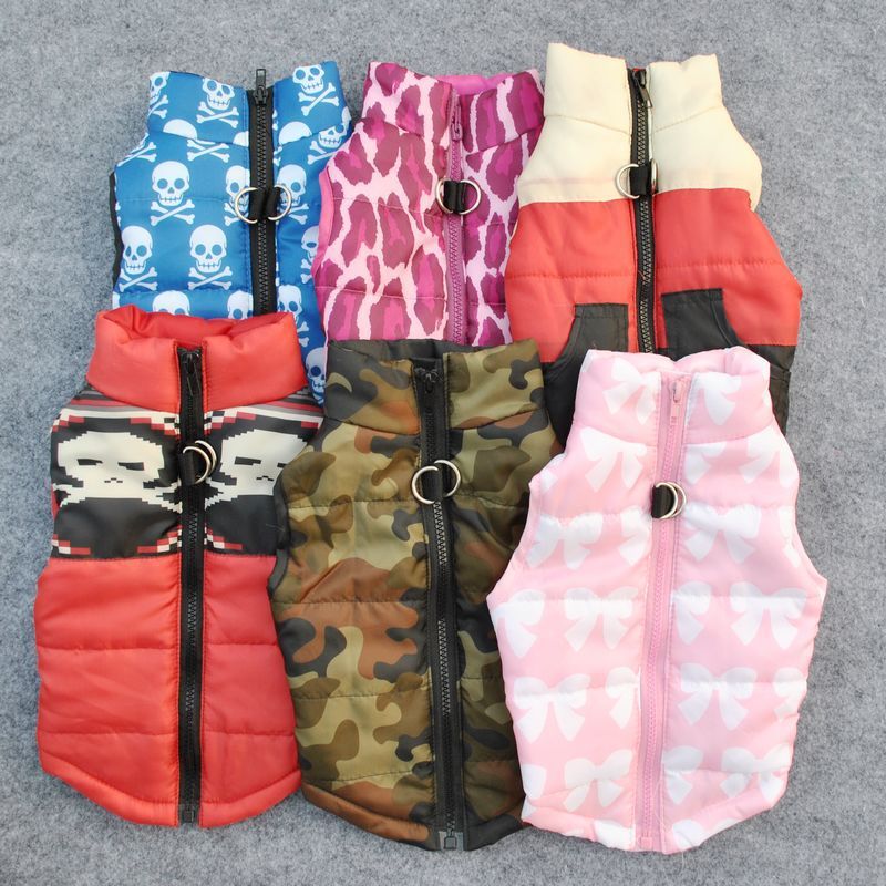 Camouflage Dog Puffer Vest Gomaki Shop