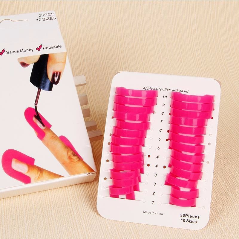 Reusable Nail Polish Protector Set Gomaki