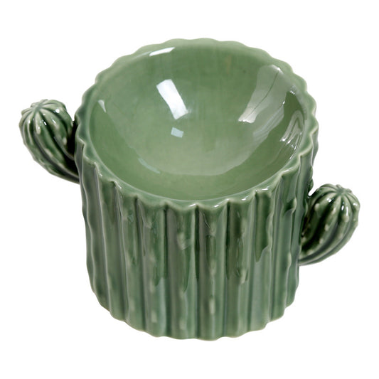 Cactus Ceramic Pet Bowl Gomaki Shop