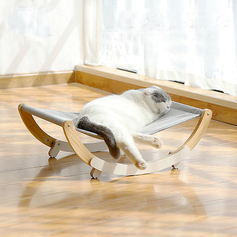 Solid Wood Pet Bed Gomaki