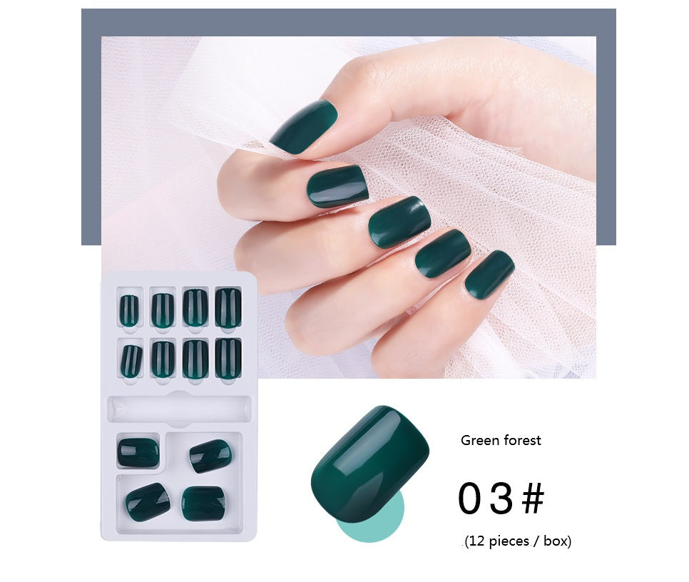 Natural Nude Press-On Nails Set Gomaki