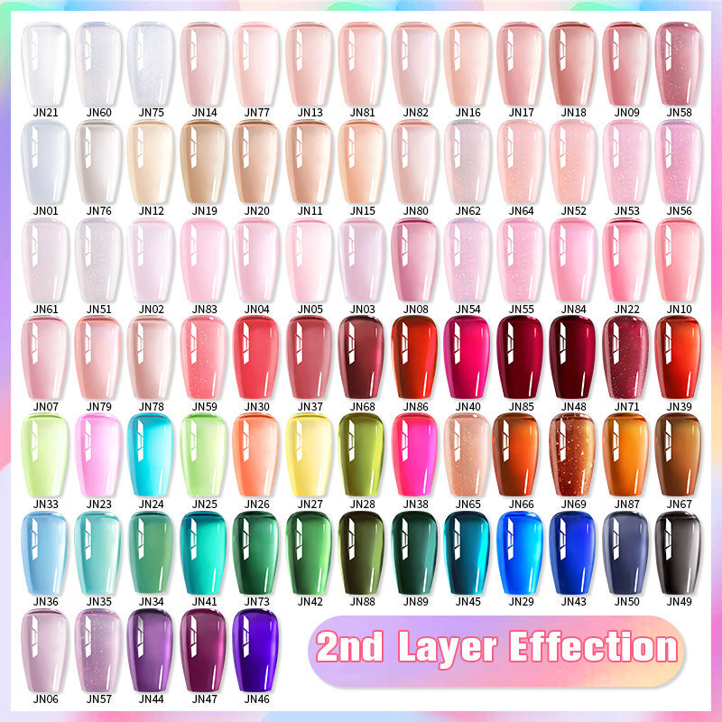 Born Pretty Jelly Nude Gel Nail Polish Gomaki