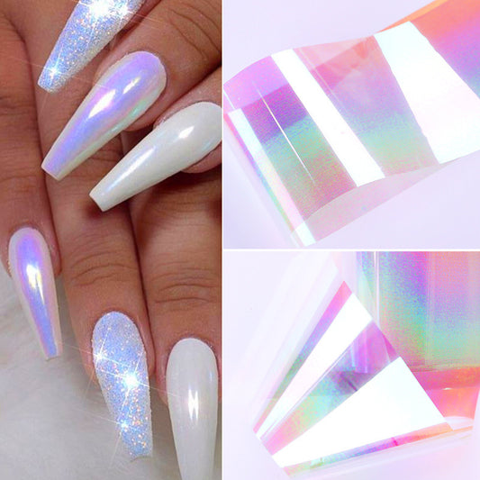 Holographic Nail Art Transfer Foil Gomaki