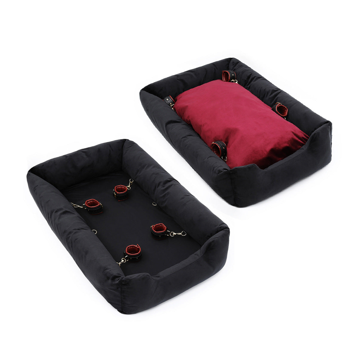 Luxury Leather Pet Car Seat Bed Gomaki Shop