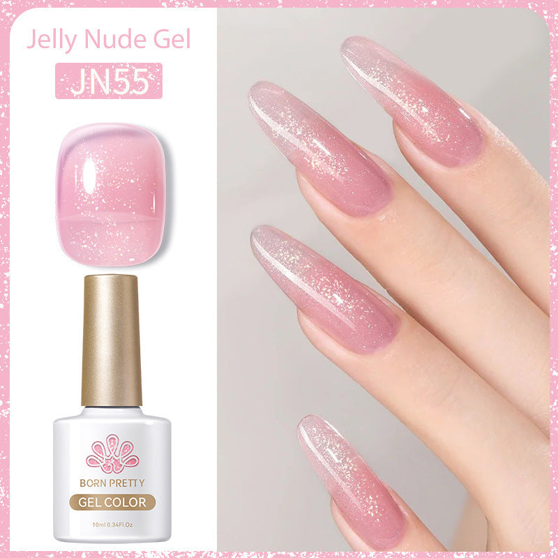 Born Pretty Jelly Nude Gel Nail Polish Gomaki