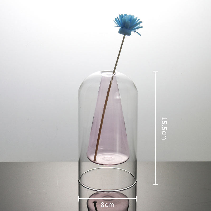 Modern Transparent Glass Vases Gomaki