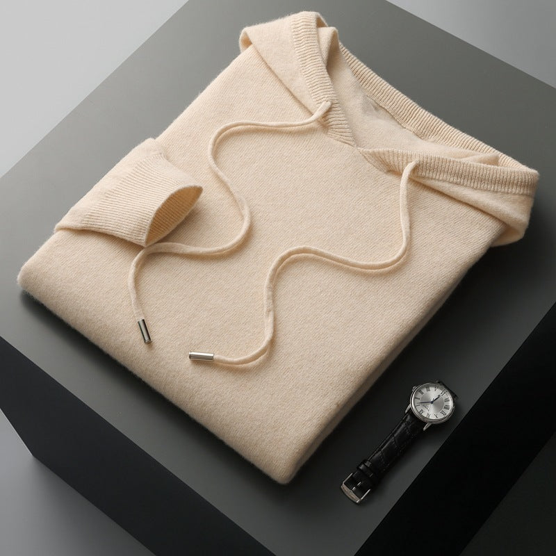 Men Hooded Knitted Sweater Gomaki