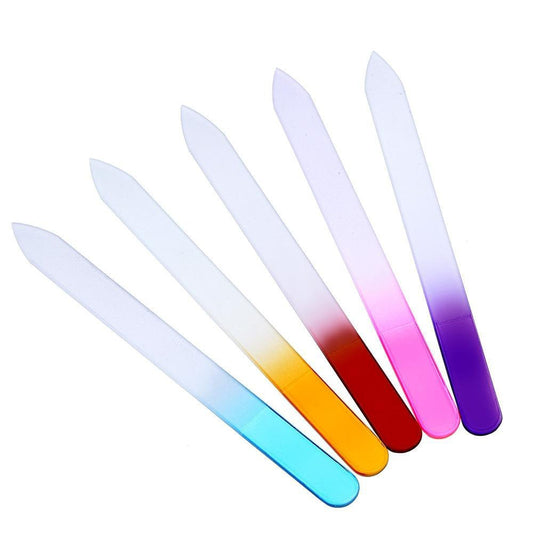 Premium Portable Glass Nail File With Protective Case Gomaki