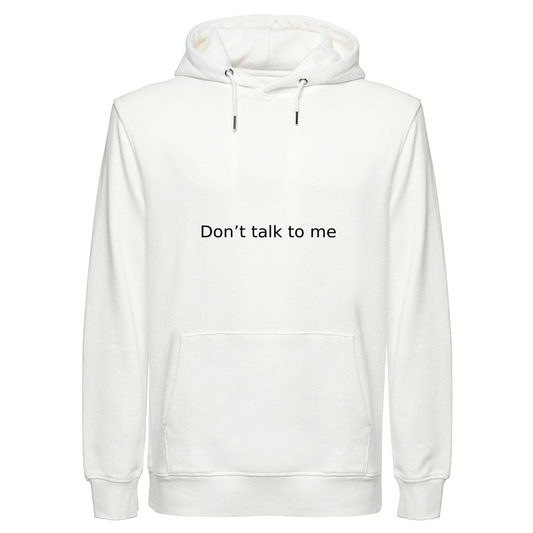 Unisex Hemp Hoodie Organic And Vegan Printed Talk