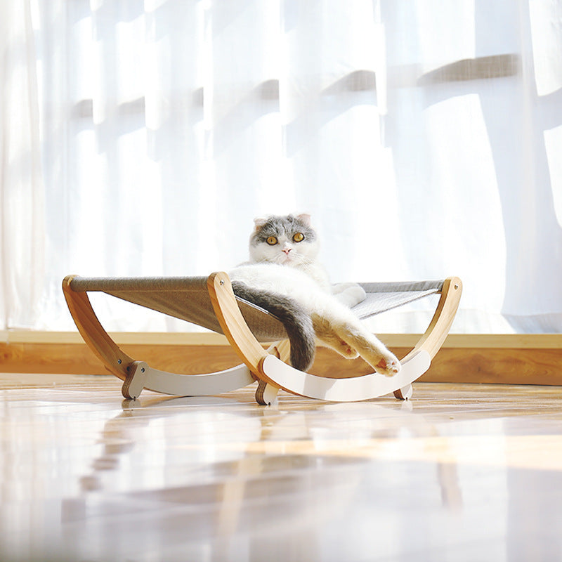 Solid Wood Pet Bed Gomaki