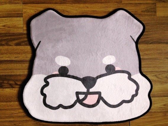 Cute Dog Face Floor Mat Gomaki Shop