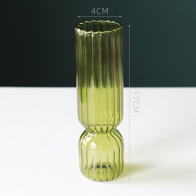 Modern Glass Vase Bubble Vase Art Colored Transparent Gomaki