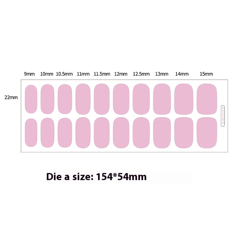 Gradient Nude Pink Nail Polish Strips Gomaki